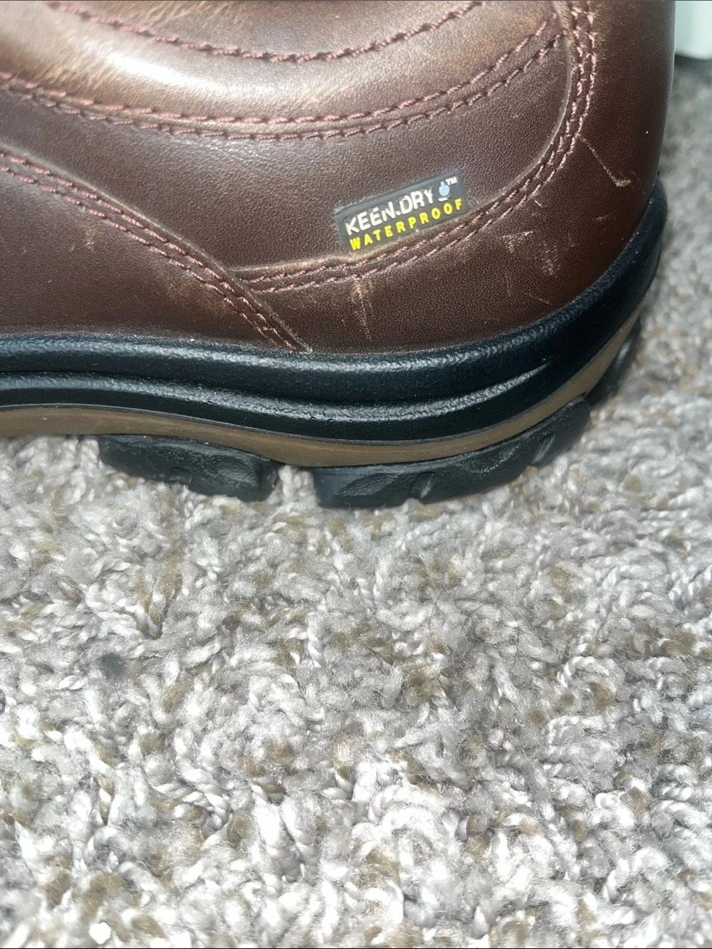 Keen Men’s Dark Brown Casual Anchor Park Waterproof Shoes